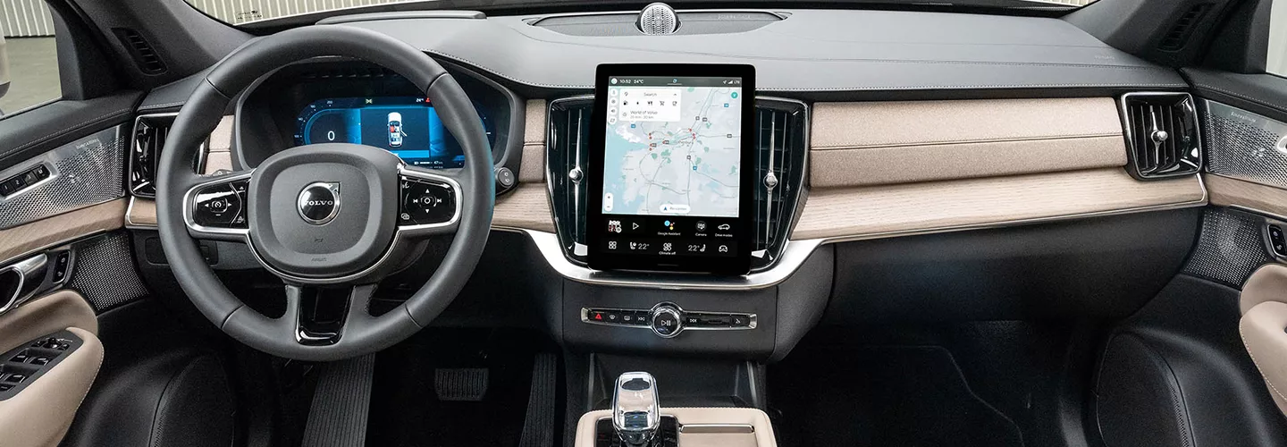 Interior view of 2026 Volvo XC90