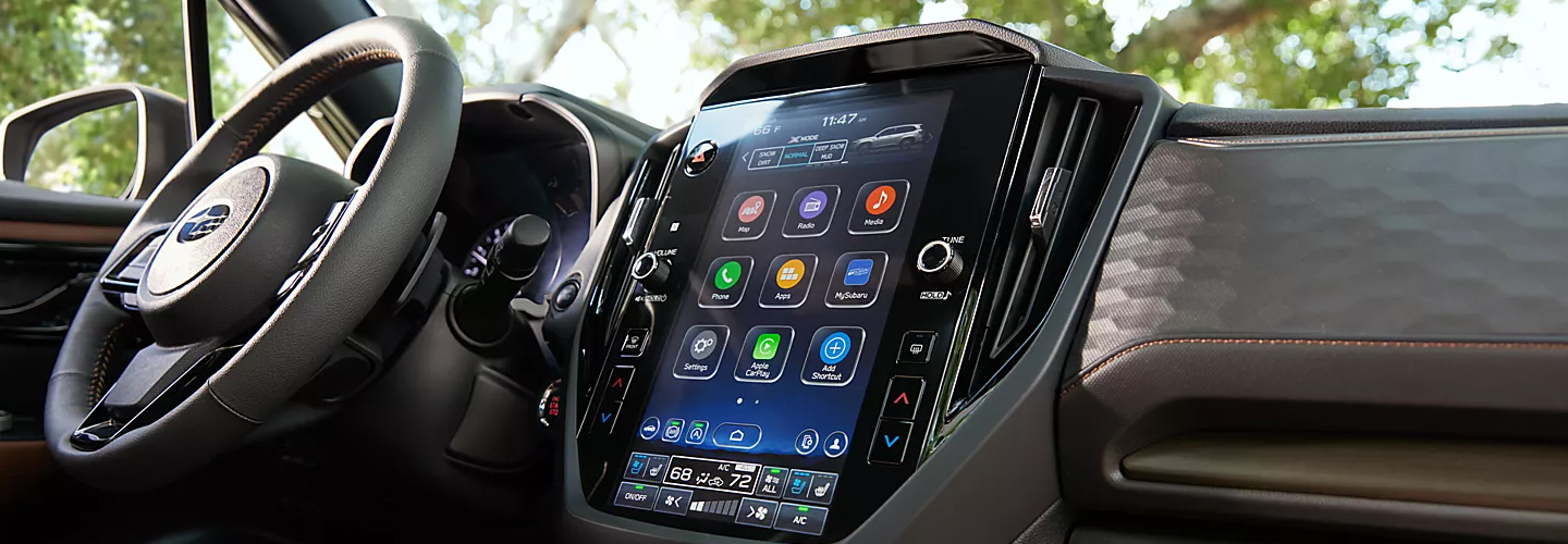 2024 Subaru Forester vs Nissan Rogue interiorimage