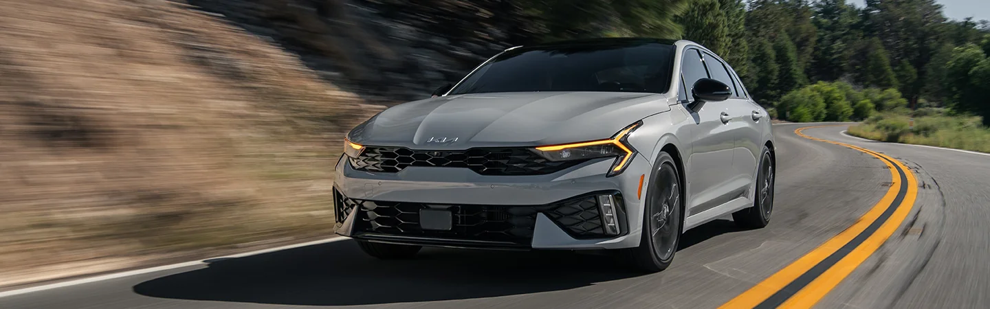 2025 Kia K5 Gray color front view