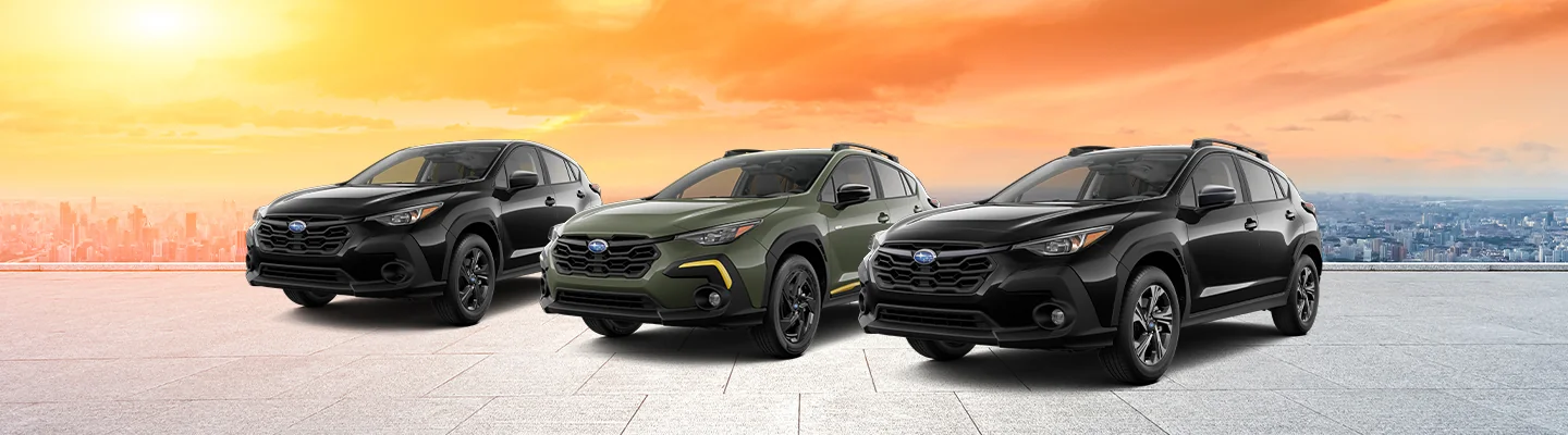 lineup of Subaru Crosstrek Trim Levels in Waco, TX