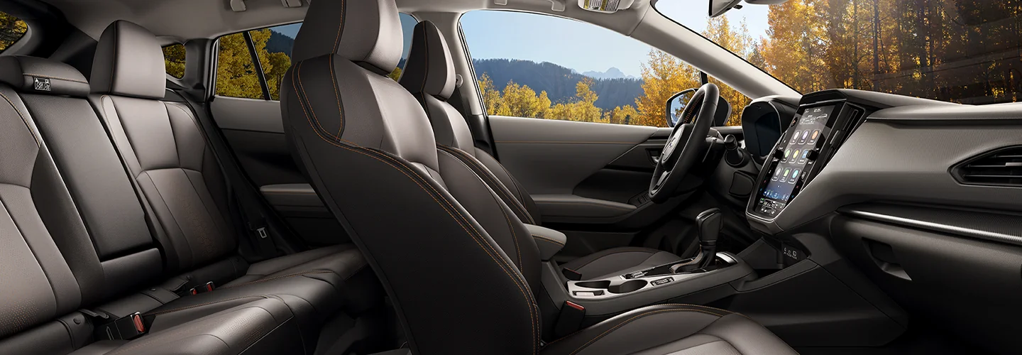 2025 Subaru Crosstrek vs Toyota Highlander Interior View