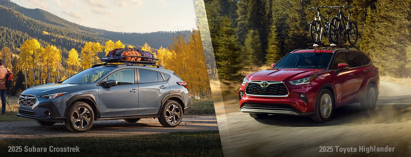 2025 Subaru Crosstrek vs Toyota Highlander in Chattanooga TN