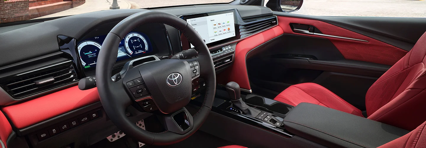 interior view of a 2026 Toyota Camry LE