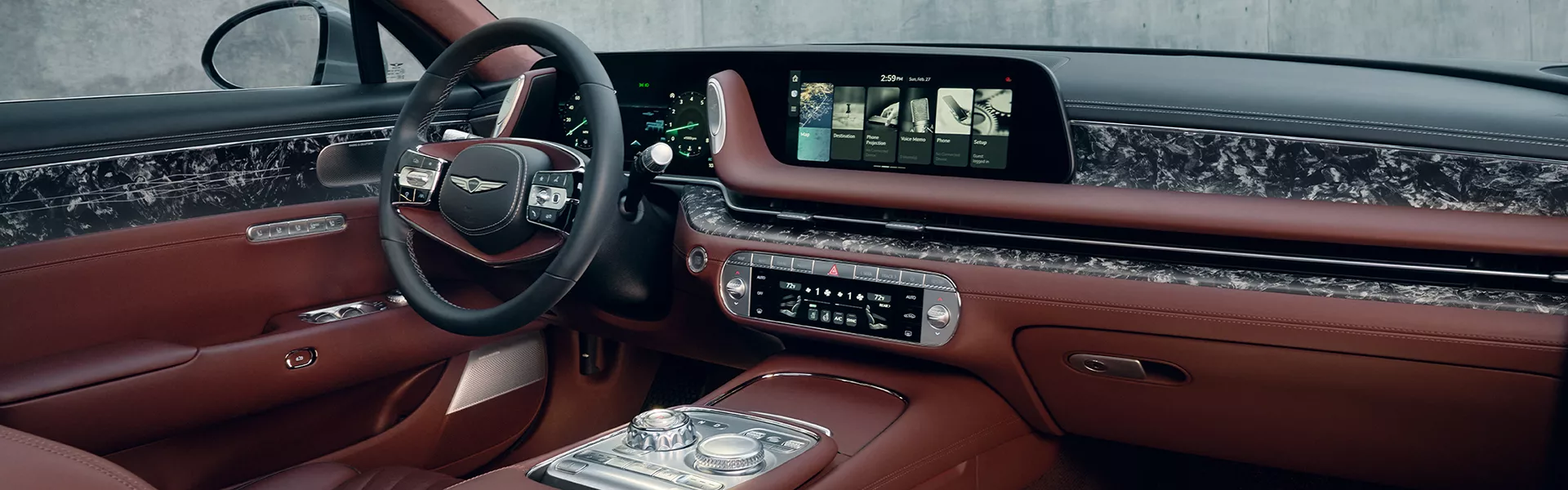 2026 Genesis G90 interior view