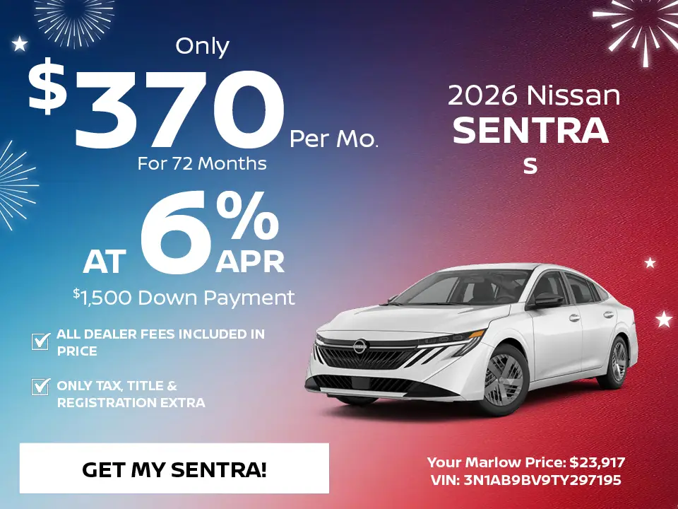 2025 Nissan Sentra SV offer
