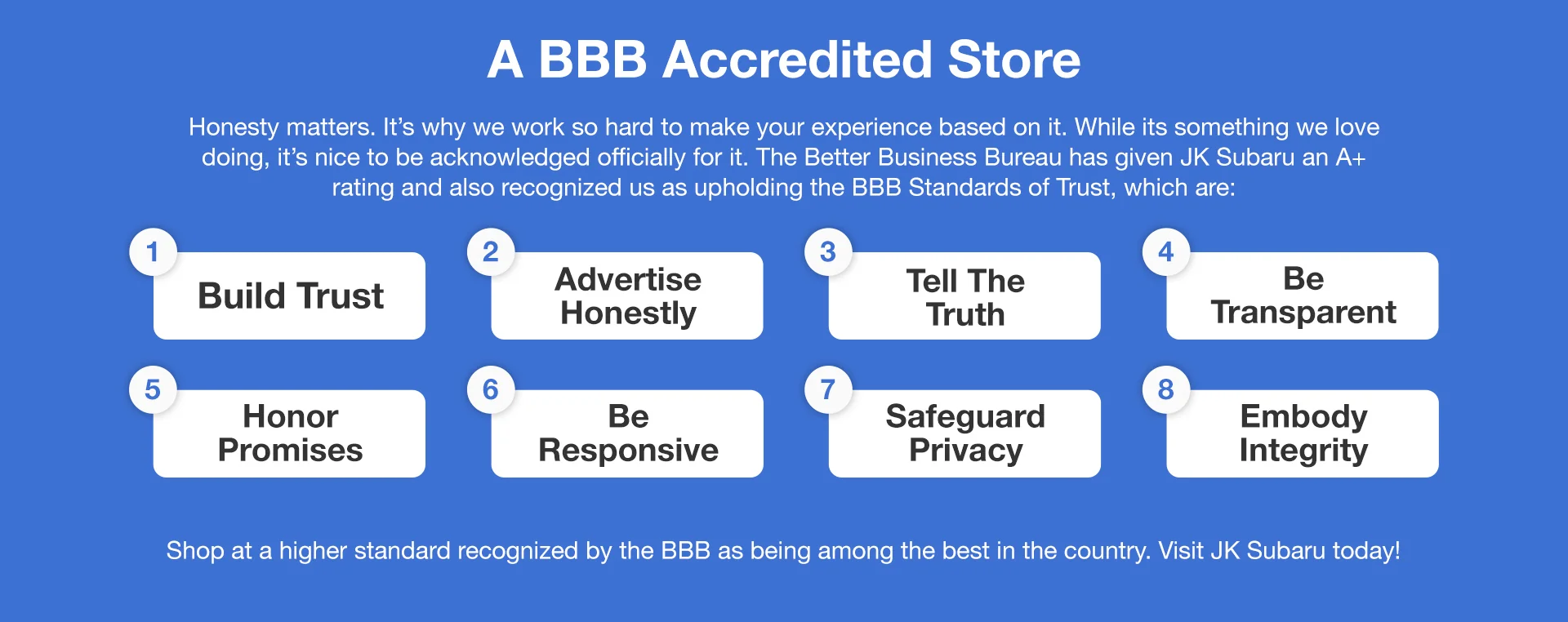 A BBB Accredited Store