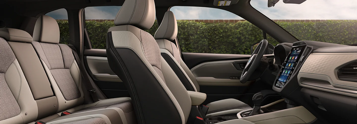interior of a 2025 Subaru Forester Hybrid Premium