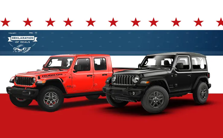 New Jeep Wrangler and Jeep Gladiator