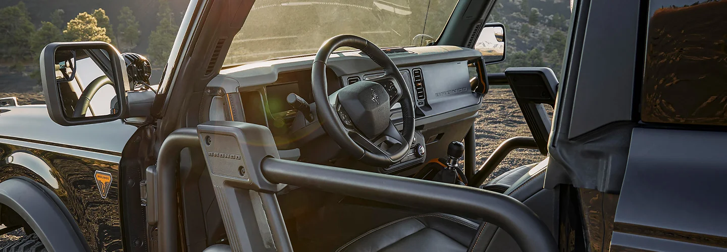 inside the new Ford Bronco