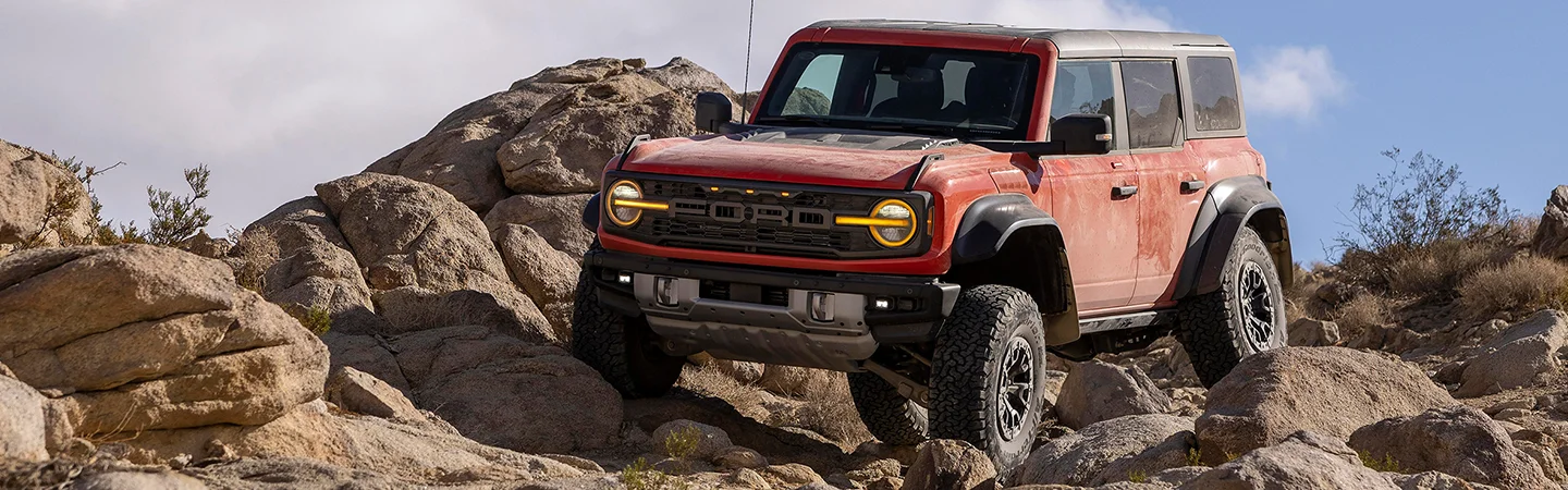 new Ford Bronco fourwheeling