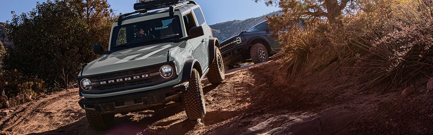 new Ford Bronco fourwheeling