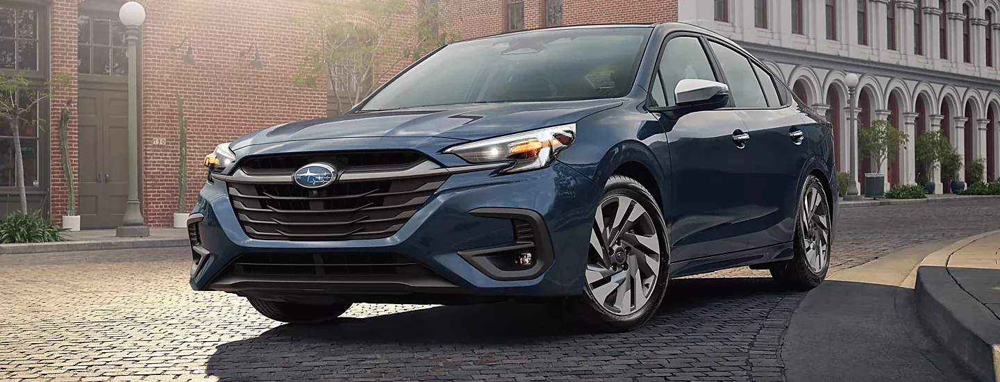 Blue Subaru Legacy