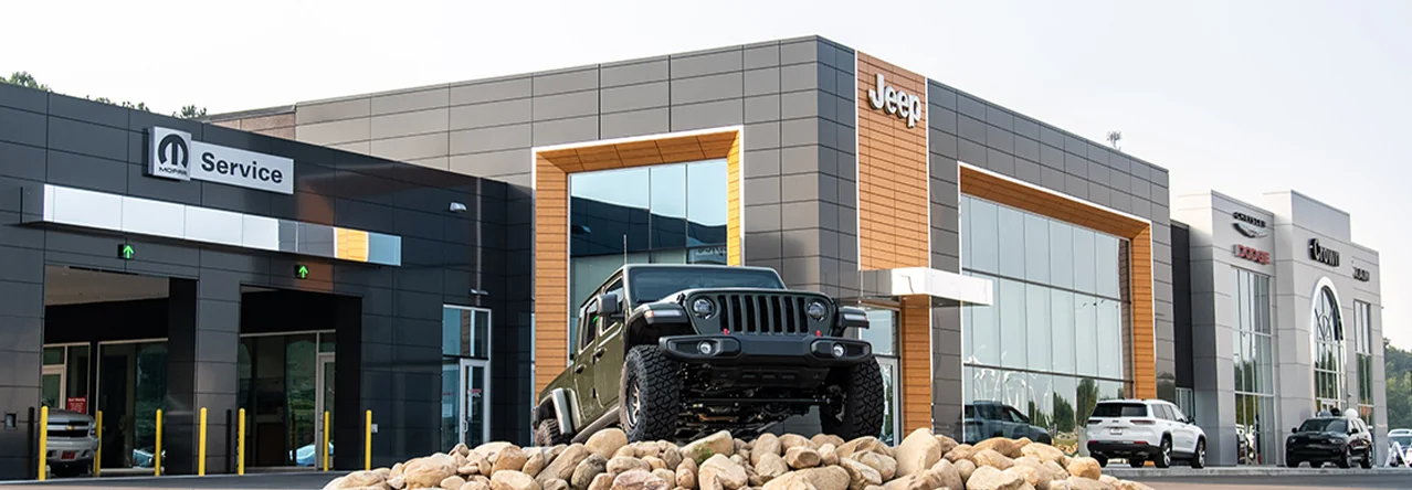 Crown Chrysler Dodge Jeep RAM of Cleveland showroom