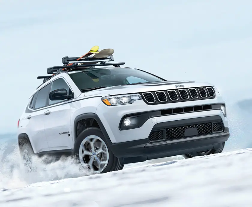 white Jeep Compass