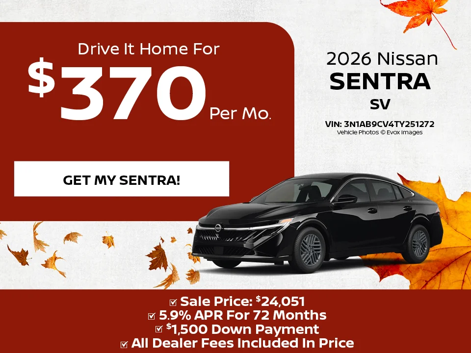2026 Nissan Sentra S offer