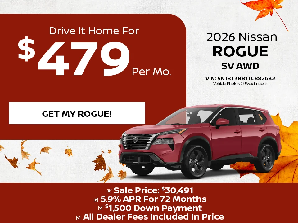 2026 Nissan Rogue SV AWD offer