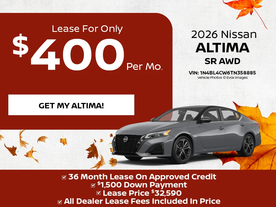 2026 Nissan Altima SR AWD offer