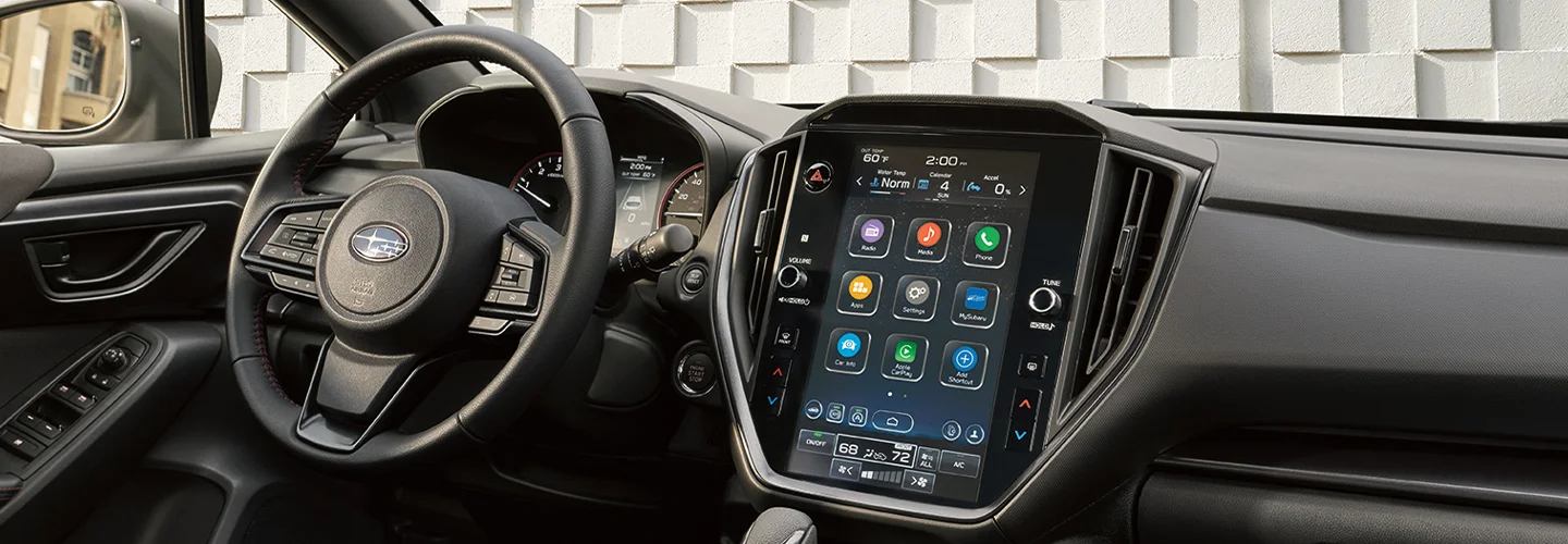 Impreza control panel in dash