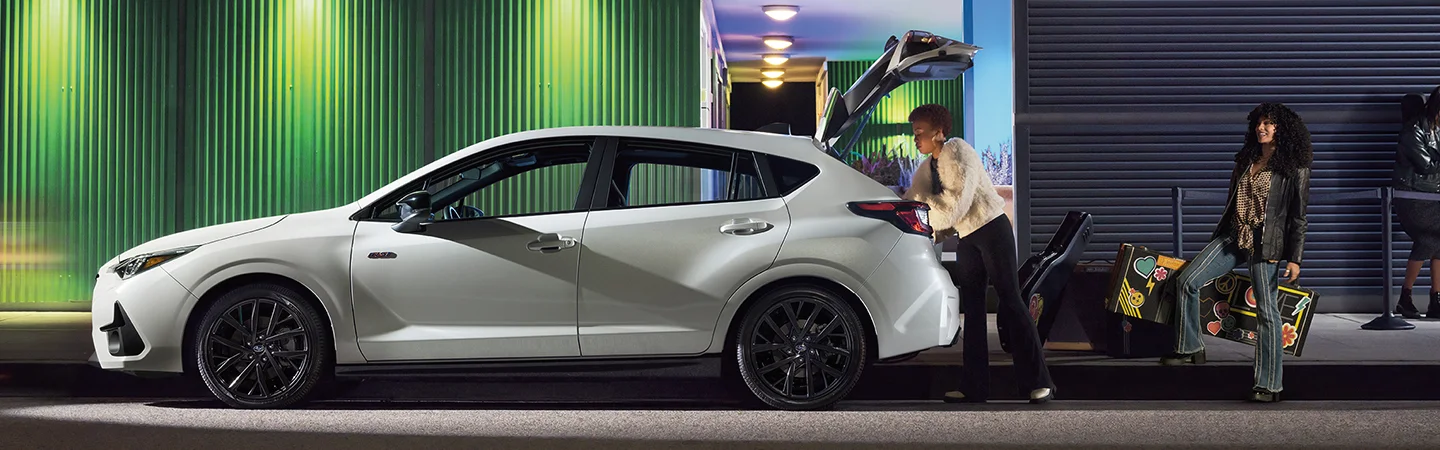 Impreza parked in profile