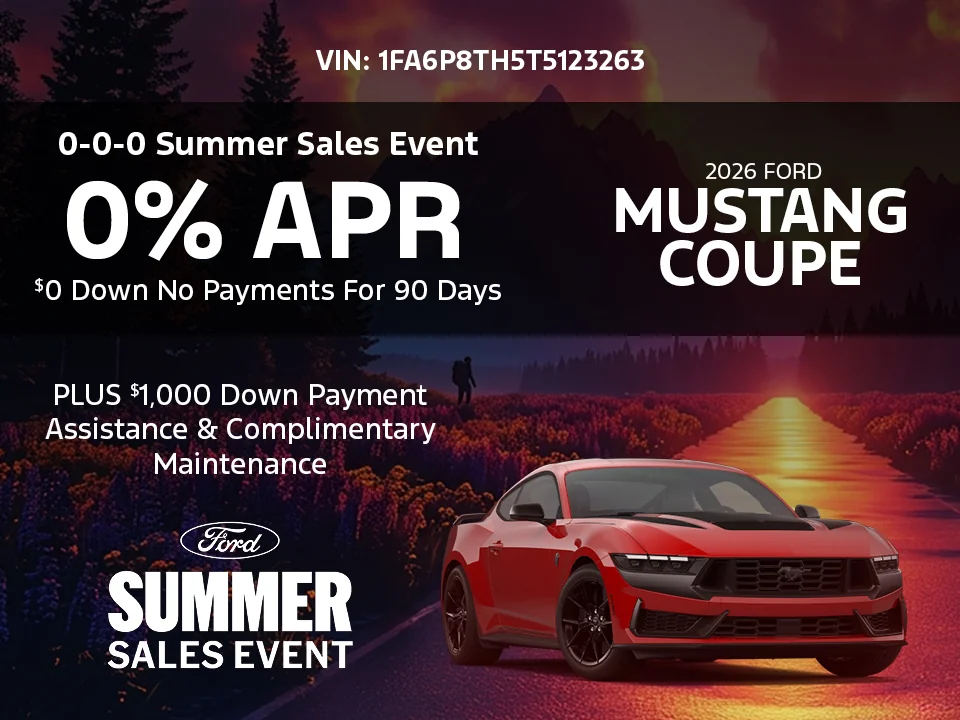2026 Ford Mustang offer