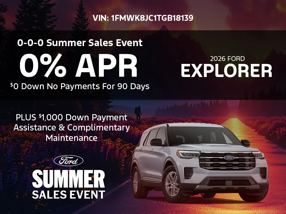 2025 Ford Explorer offer