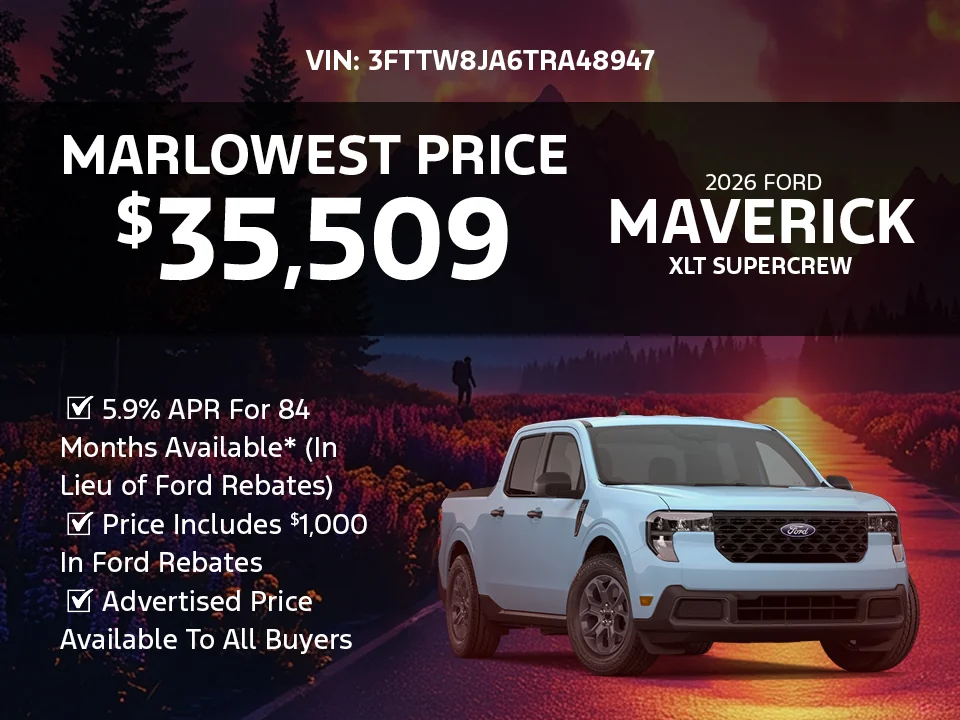 2026 Ford Maverick XL offer