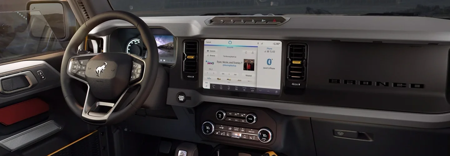 2024 Ford Bronco Sport vs Chevy Blazer interior image