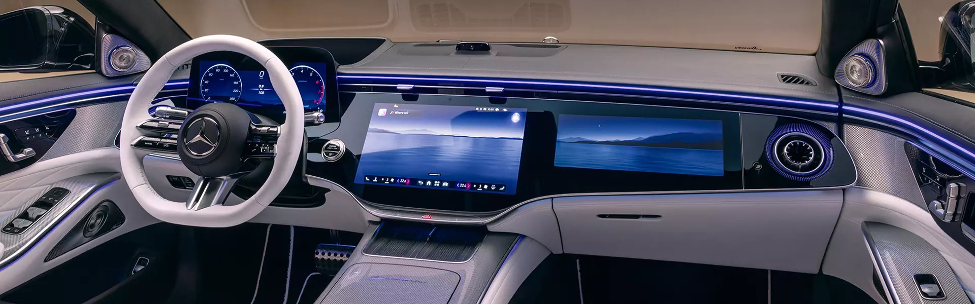 Mercedes-Benz S-Class interior view