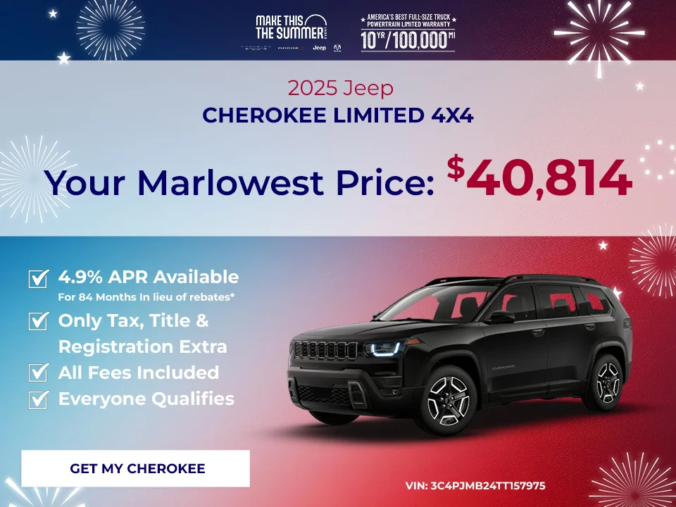2025 Jeep Cherokee LIMITED 4X4 offer