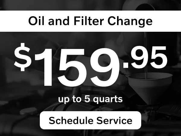 Oil and Filter Change service special