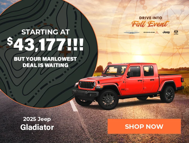Orange Jeep Gladiator