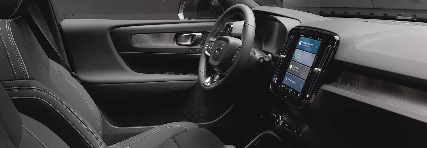 Interior view of a 2026 Volvo XC40