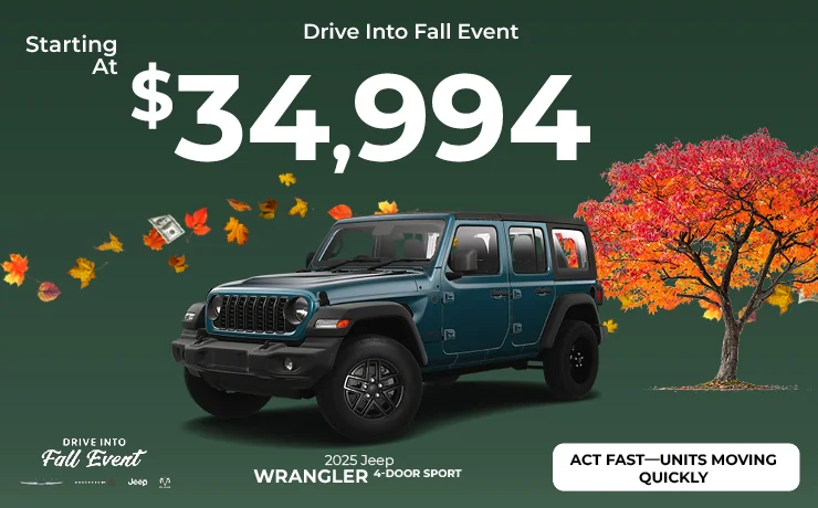 special 2025 Jeep Wrangler offer