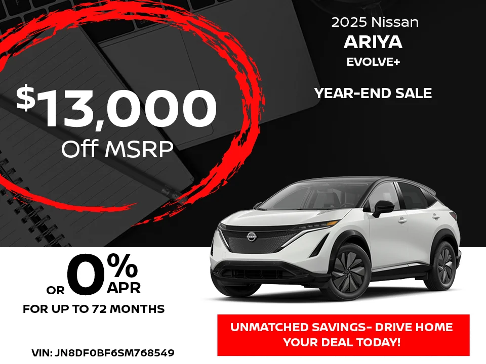 special Nissan Ariya offer6