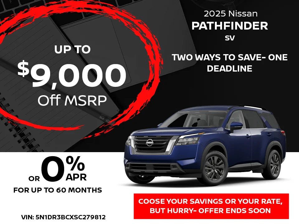 special Nissan Pathfinder offer2