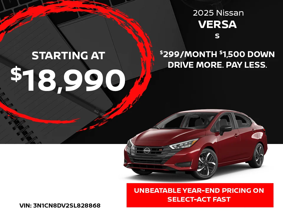 special Nissan Versa offer6