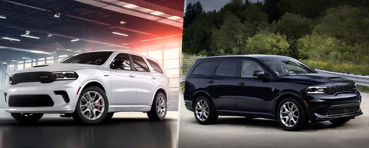 2026 Dodge Durango R/T and Dodge Durango SRT side by side
