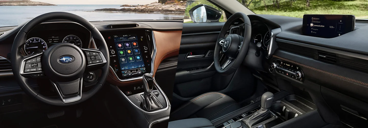 Interior of 2025 Subaru Outback Touring XT
