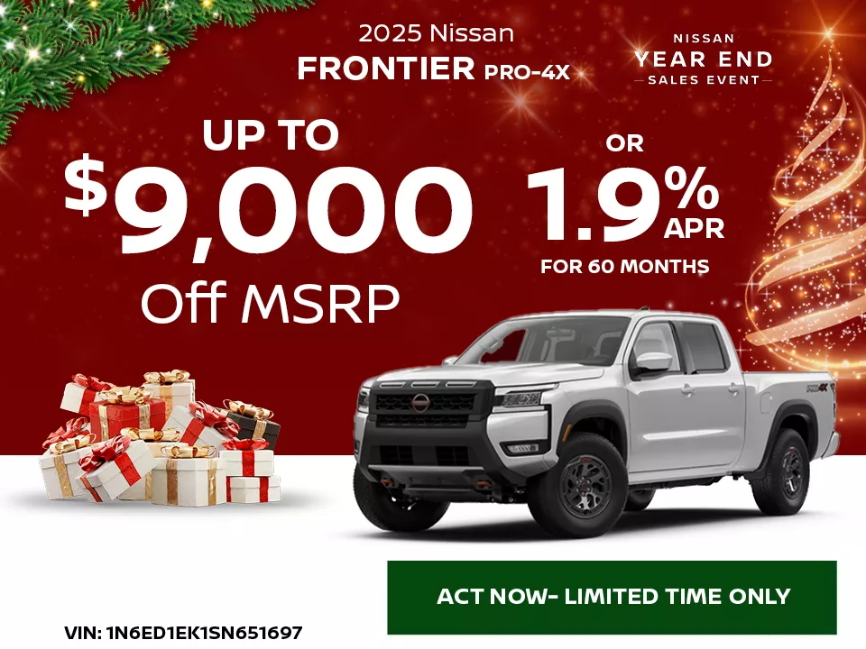 special Nissan Frontier PRO offer6