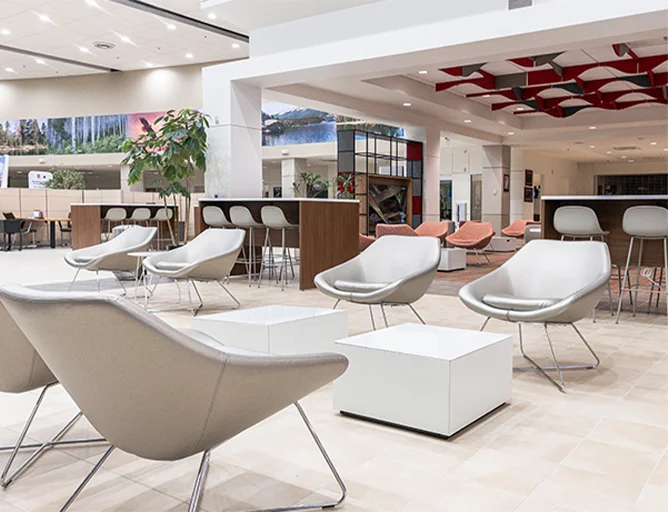 new lounge area