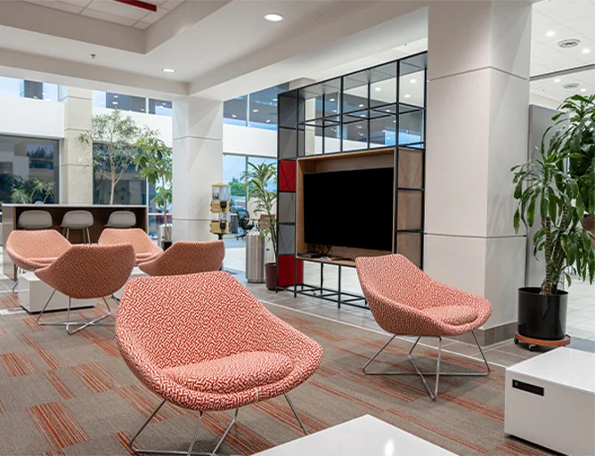 comfortable seating