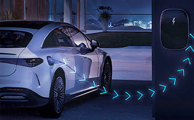Mercedes-Benz All-Electric charging at home