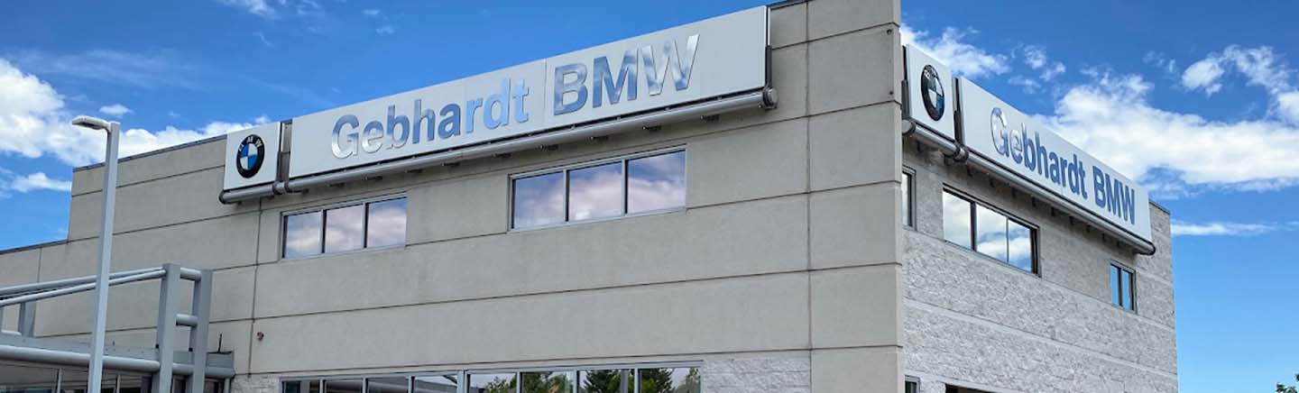 Gebhardt BMW front of dealer