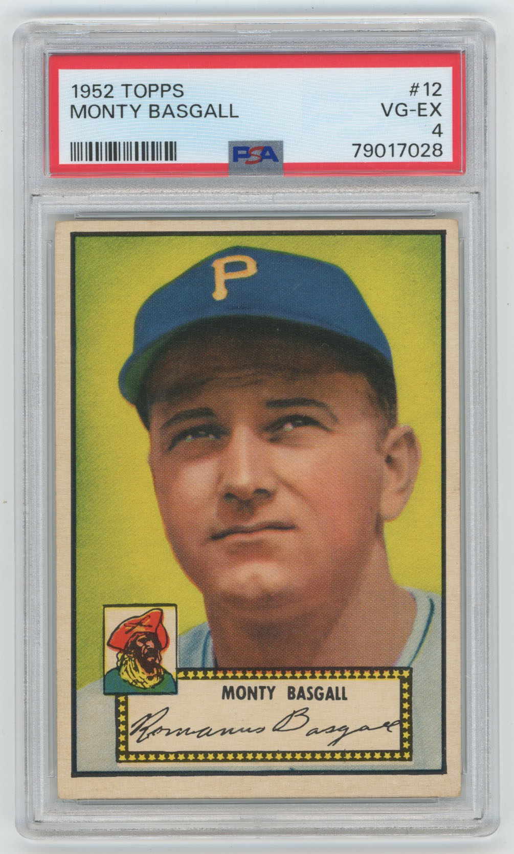 1952 Topps 12  PSA 4