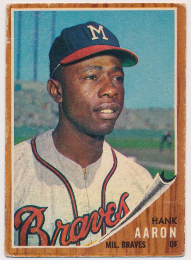 1962 Topps 320 Aaron GVG