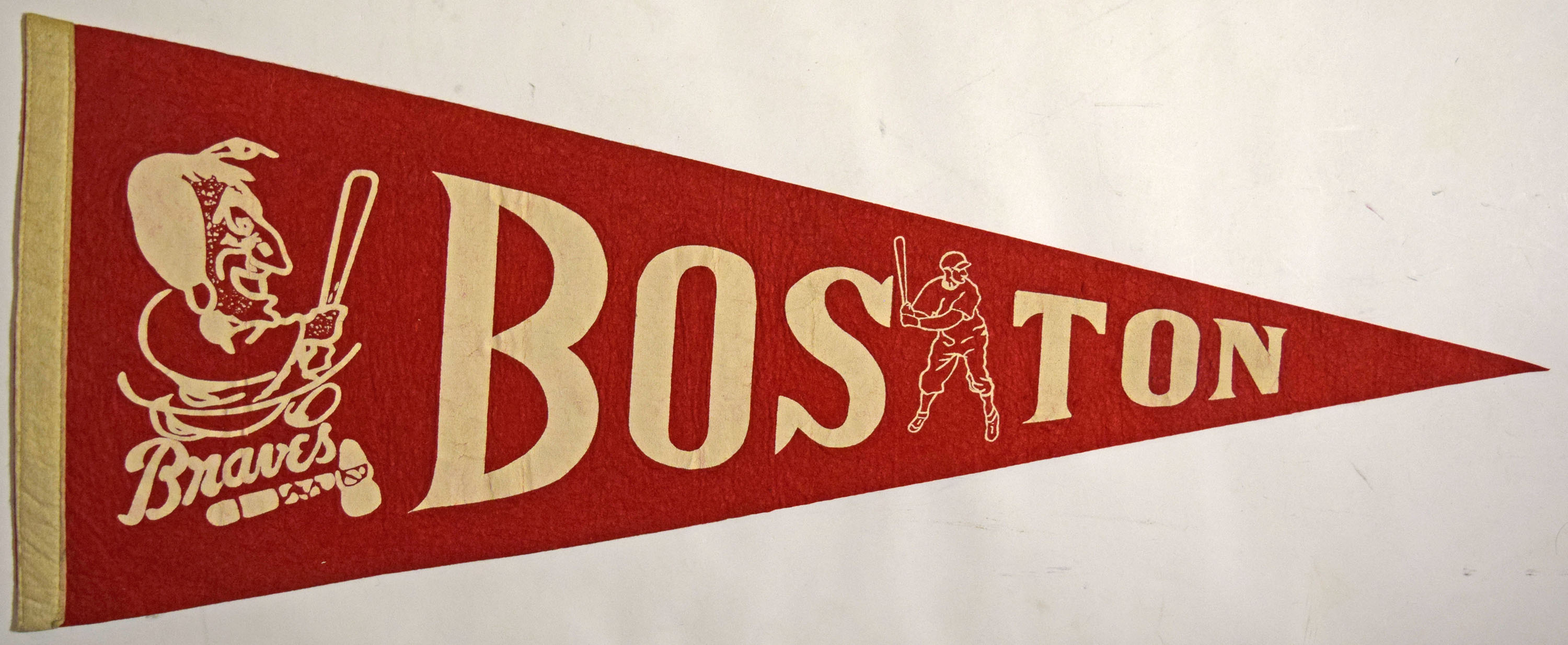 1940 Pennant  Boston Braves 1940s 29 Inch
