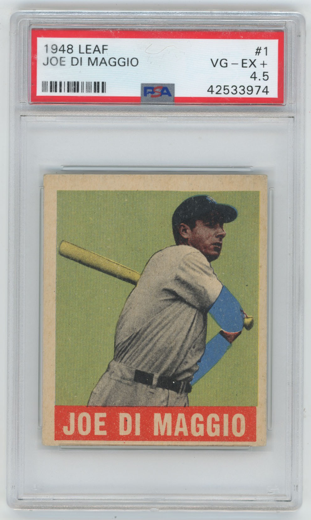 1948 Leaf 1 Joe DiMaggio PSA 4.5