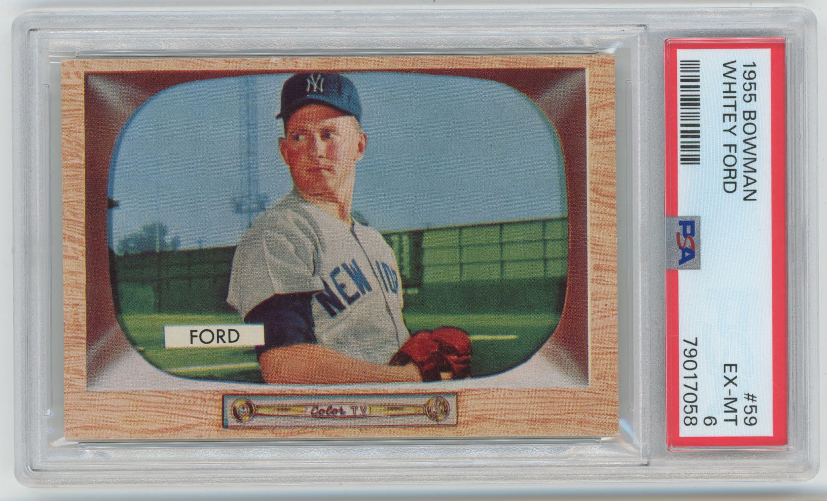 1955 Bowman 59 Ford PSA 6