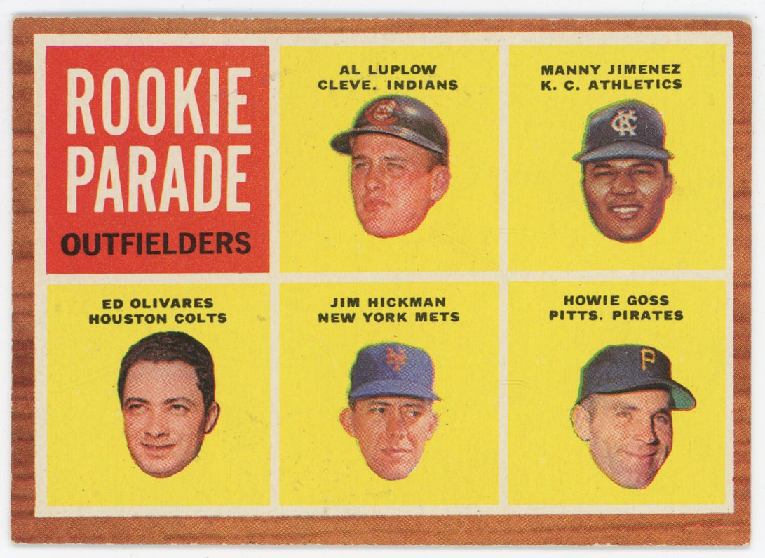 1962 Topps 598 Hickman RC Ex