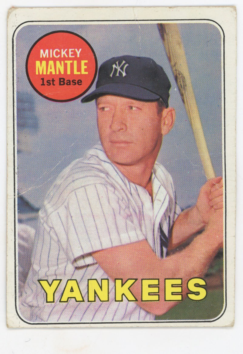1969 Topps 500.1 Mantle Good mk